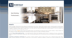 Desktop Screenshot of marcellobuildingco.com